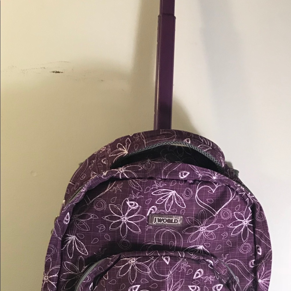 Jworld rolling backpack